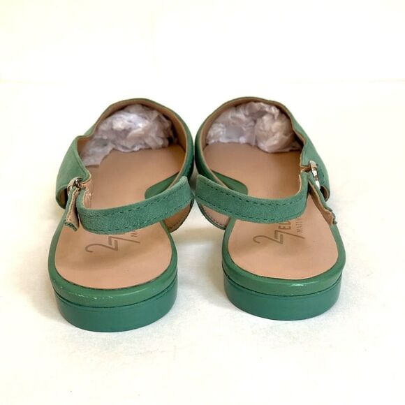 27 Edit Makenna Slingback Flat By Naturalizer 5.5 Green - Picture 7 of 10